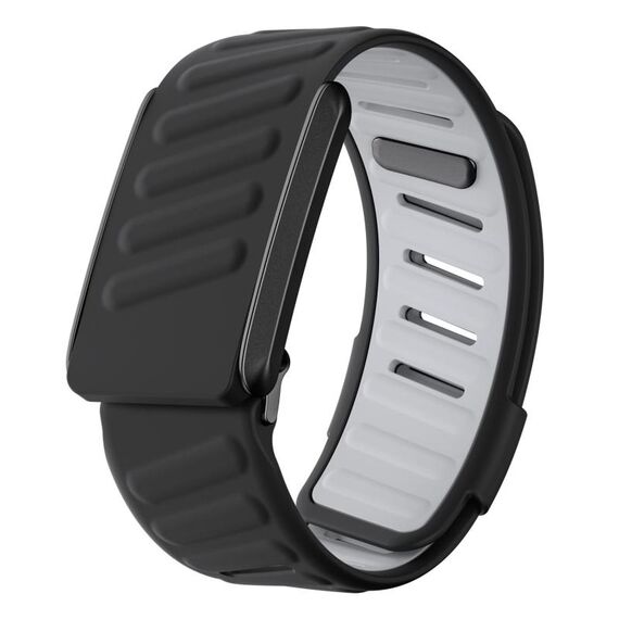 Per cinturino sportivo in silicone WHOOP 4.0 (nero grigio chiaro)