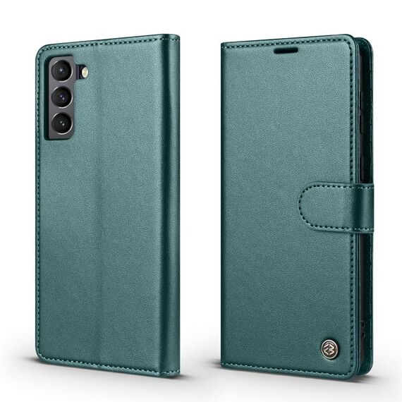 Per Samsung Galaxy S22+ 5G Forwenw F6 Series Custodia in pelle RFID per telefono (verde)