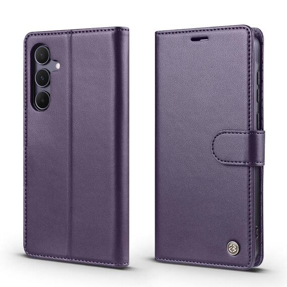 Per Samsung Galaxy S23 5G Forwenw F6 Series Custodia in pelle RFID per telefono (viola)