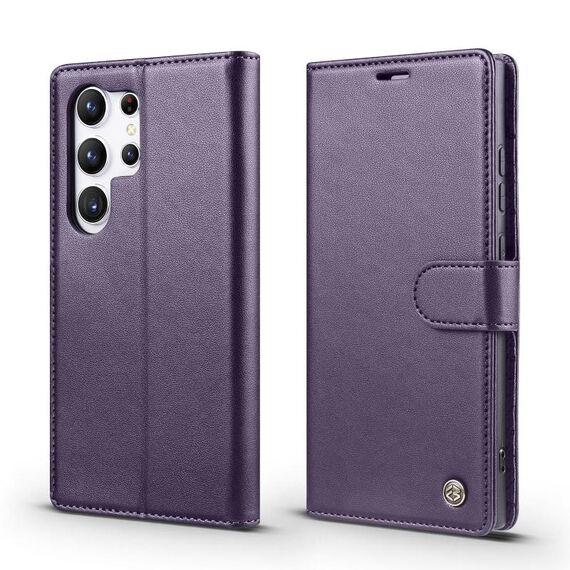 Per Samsung Galaxy S25 Ultra 5G Forwenw F6 Series Custodia in pelle RFID per telefono (viola)