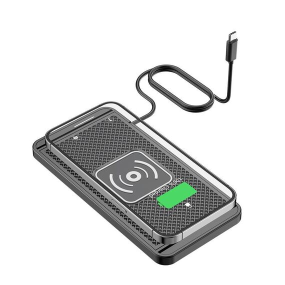 Caricabatterie wireless per auto modificato, tagliabile, per ricarica rapida del telefono cellulare (linea lunga 1 m (porta di tipo C))
