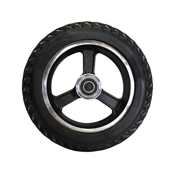 Ruote per scooter elettrico da 8 mm e 6 pollici, pneumatici pieni 6 x 2, ruote interamente in alluminio