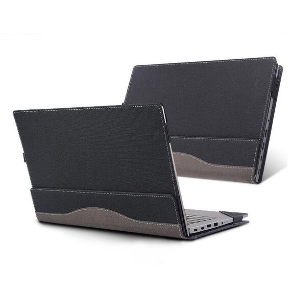Custodia protettiva antiurto in pelle per laptop Lenovo Yoga 7 16IAP7 / 16IAH7 (nera)