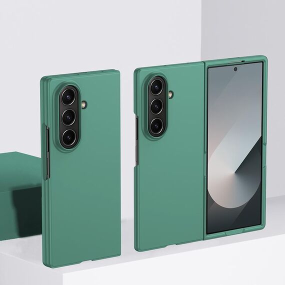 Per Samsung Galaxy Z Fold7 Custodia protettiva antiurto per PC con copertura totale (verde foresta)