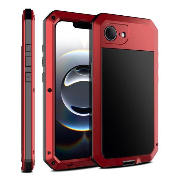 Per iPhone 16e Custodia antiurto IP54 impermeabile per telefono (rosso)
