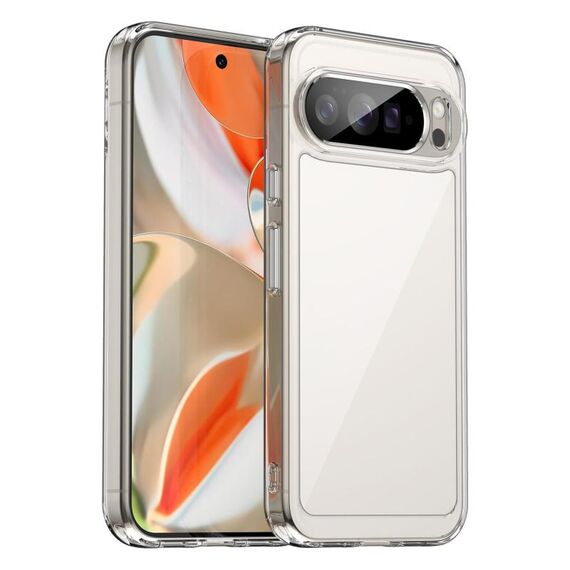 Per Google Pixel 10 Pro XL Custodia per telefono in TPU ibrido acrilico serie colorata (trasparente)