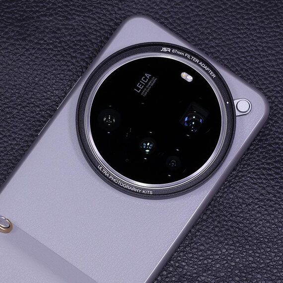 Per Xiaomi 15 Ultra Gilded Gray JSR Anello adattatore per obiettivo della fotocamera in alluminio per custodia del telefono (nero)