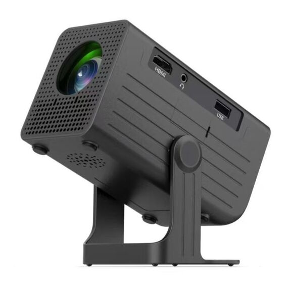 N6 1280x720P 70ANSI Android 11.0 Smart Mini Proiettore, Spina: Spina UE (Nero)
