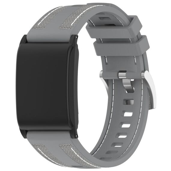 Per cinturino in silicone intrecciato in nylon composito WHOOP 4.0 (grigio)