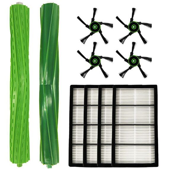 Per iRobot Roomba S9 S9+ Aspirapolvere Spazzola Principale Spazzola Laterale Kit Filtro Set 2