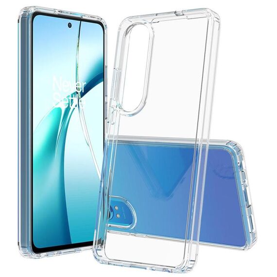 Per OnePlus Nord CE4 Lite Custodia antigraffio in acrilico TPU per telefono (trasparente)