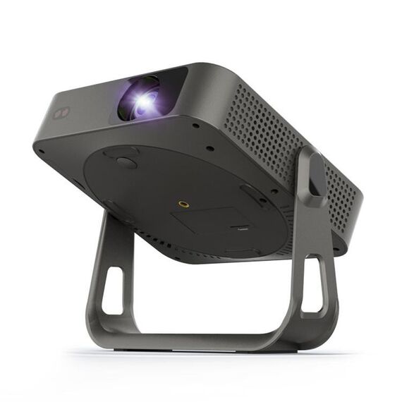 R1 1920x1280P 600ANSI Android 12.0 Smart Mini proiettore portatile, spina: spina UE (nero)