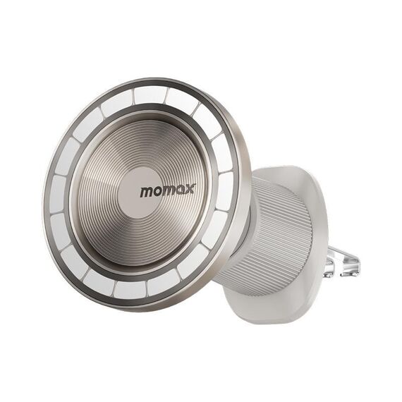 Momax CM35 1-Move Relaxaire Supporto magnetico per aromaterapia in lega di alluminio per auto (oro titanio)
