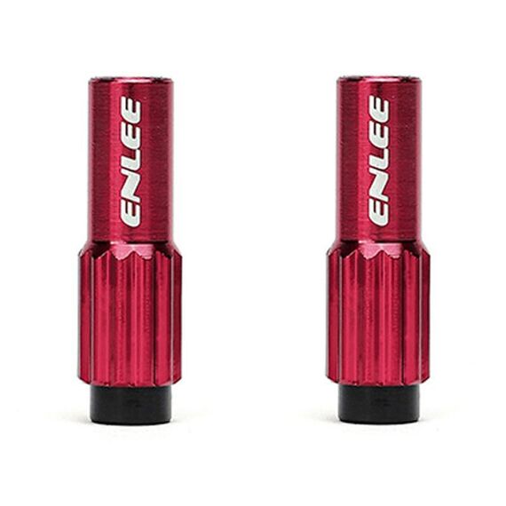 ENLEE Mountain Road Bicycle Shift Center Trim Viti 4mm Cavo Vite di regolazione del cavo del freno (rosso)