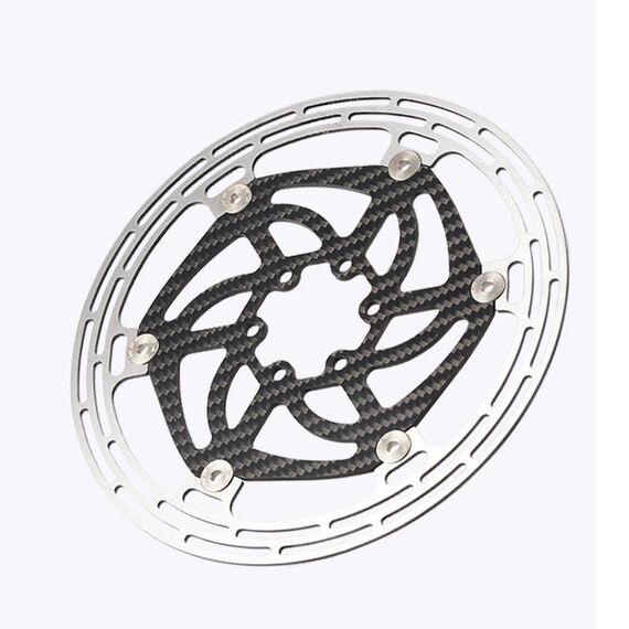 Pastiglie freno a disco per bicicletta ultraleggere flottanti a sei pin RACEWORK, specifiche: 140 mm