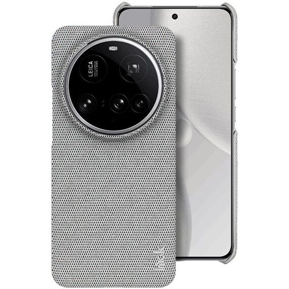 Per Xiaomi 15 Ultra imak Ruiyi Series Custodia per telefono in tessuto con texture PU + PC (grigio chiaro)