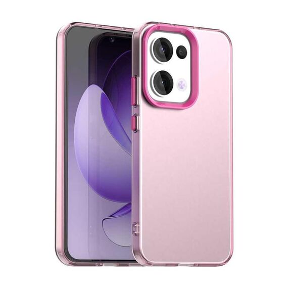 Per OPPO Reno13 5G Global Candy PC Hybrid TPU Custodia antiurto per telefono (rosso)