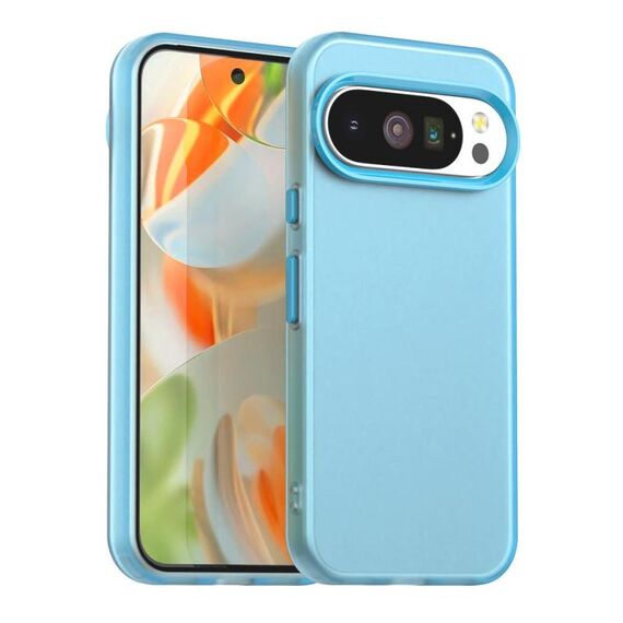 Per Google Pixel 10 / 10 Pro Candy PC Hybrid TPU Custodia antiurto per telefono (blu)