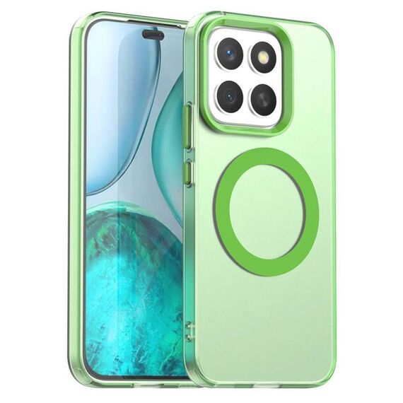 Per Honor X8c 4G Candy Magsafe PC Hybrid TPU Custodia per telefono (verde)