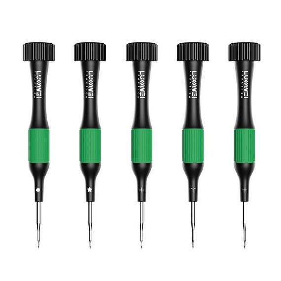 LUOWEI LITTLE BOY Set di cacciaviti magnetici in lega con cuscinetti lisci