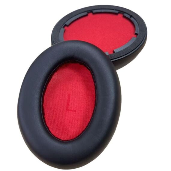 Per 1MORE SonoFlow SE / HC905 Cuffie 1 paio di cuscinetti auricolari (nero rosso)