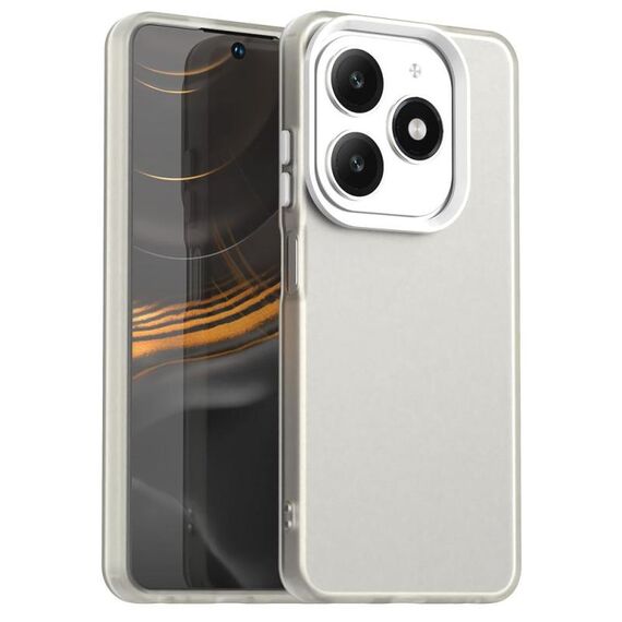 Per Tecno Spark 20 Candy PC Hybrid TPU Custodia antiurto per telefono (bianco)