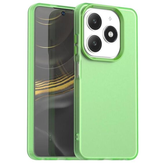 Per Tecno Spark 20 Candy PC Hybrid TPU antiurto Custodia per telefono (verde)