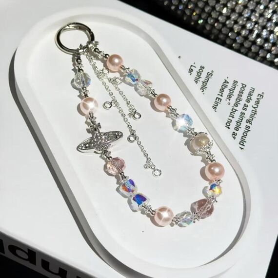 Catena per cellulare Asteroid Pearl (arancione)