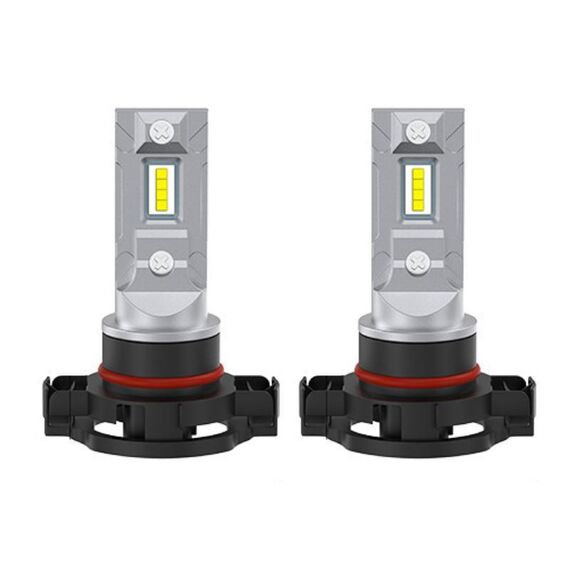 2 pezzi Mini 1:1 Lampadina per fari a LED per auto con spina diretta, specifiche: H16 (luce bianca)