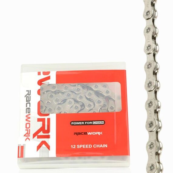 Catena per bicicletta elettrica antiruggine EPT RACEWORK da 136 sezioni Catena per bicicletta a pedalata assistita, specifiche: 12 velocità
