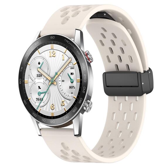 Per Honor Watch GS 3i cinturino in silicone con chiusura magnetica pieghevole da 22 mm (colore Starlight)