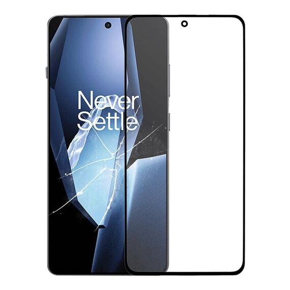Per OnePlus Ace 5 Pro PKR110 Schermo Frontale Lente in Vetro Esterno con Adesivo OCA Otticamente Trasparente