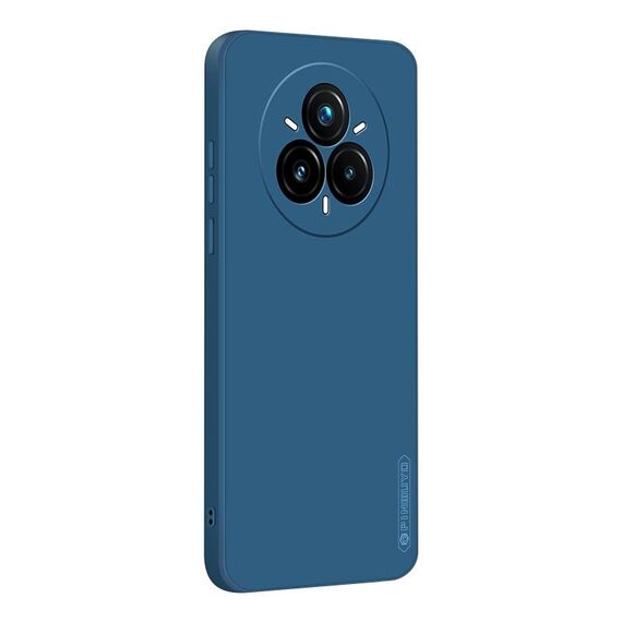 Per Realme 14 Pro+ PINWUYO Sense Series Custodia in silicone liquido TPU per telefono (blu)