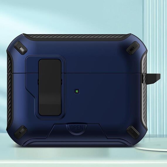 Per AirPods Pro 2 Auricolari Bluetooth wireless Custodia protettiva con supporto MagSafe (blu)
