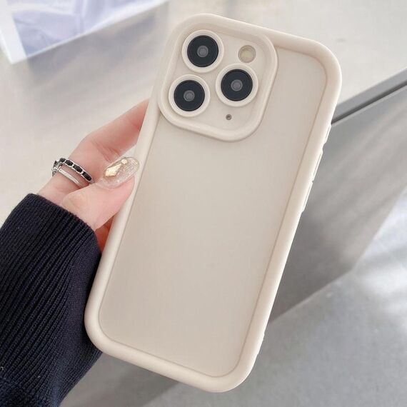 Per iPhone 11 Pro Custodia per telefono in TPU con foro preciso e telaio antiurto satinato (bianco)