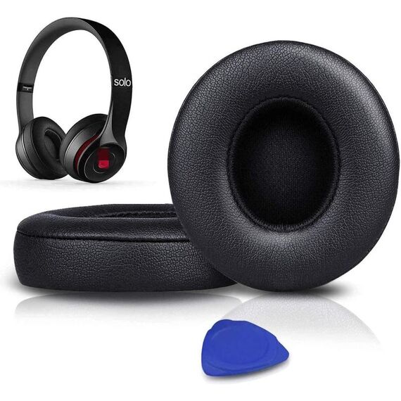 Per cuffie Beats Solo3 / Solo2 cuscinetti auricolari in spugna, specifiche: wireless nero