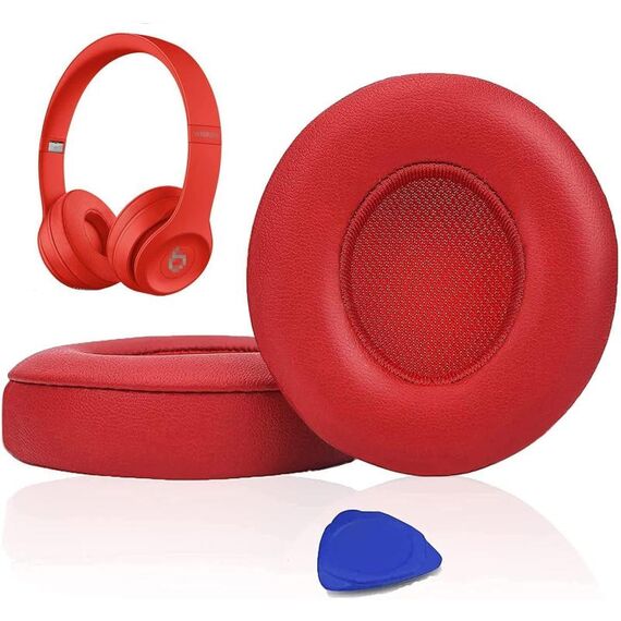 Per cuffie Beats Solo3 / Solo2 cuscinetti auricolari in spugna, specifiche: wireless rosso