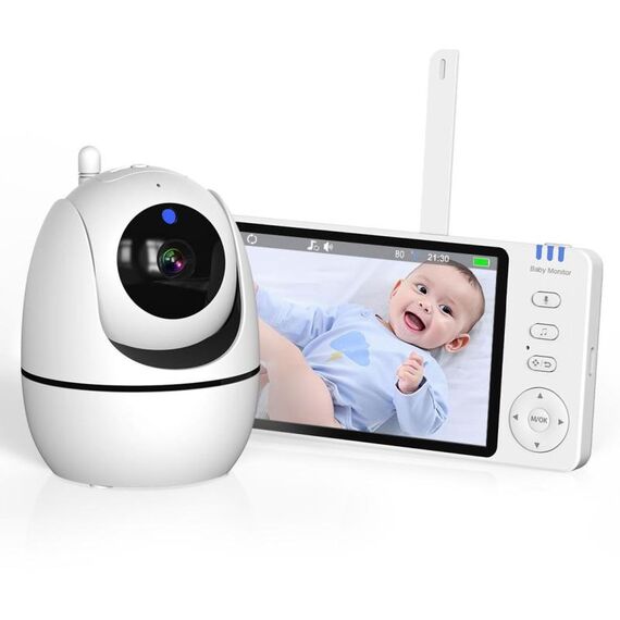 Telecamera per baby monitor da 5 pollici 1080P HD Baby Watcher con spina AU