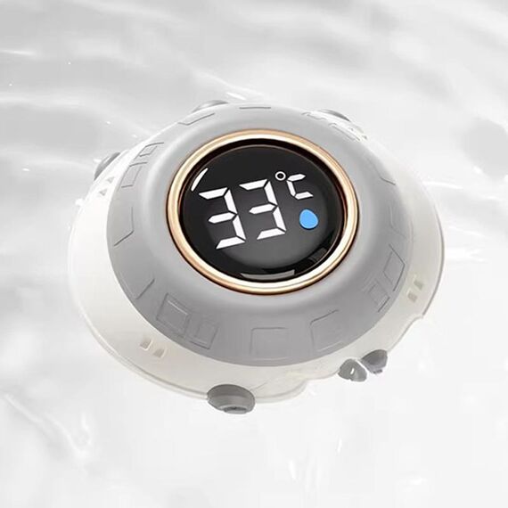 Schermo LED IPX9 impermeabile termometro elettronico intelligente per il bagnetto del bambino (Space UFO)