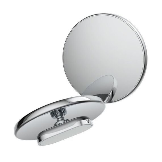 Specchietto retrovisore riflettente ultra-trasparente per angolo cieco di retromarcia dell'auto, colore: argento