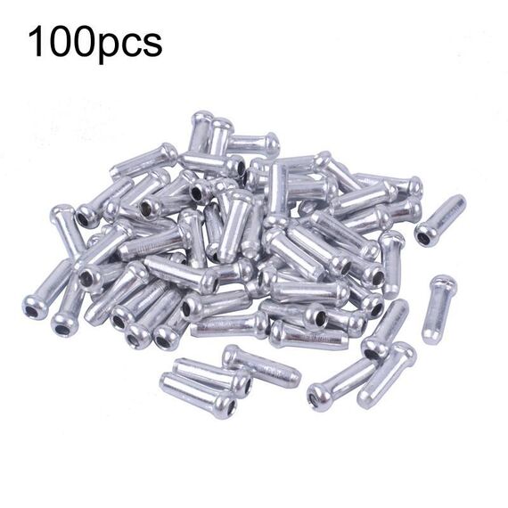100 pezzi ZTTO Alluminio Bicicletta Freno Bobina Cambio Tappi Mountain Bike Cavo Tappo Coda