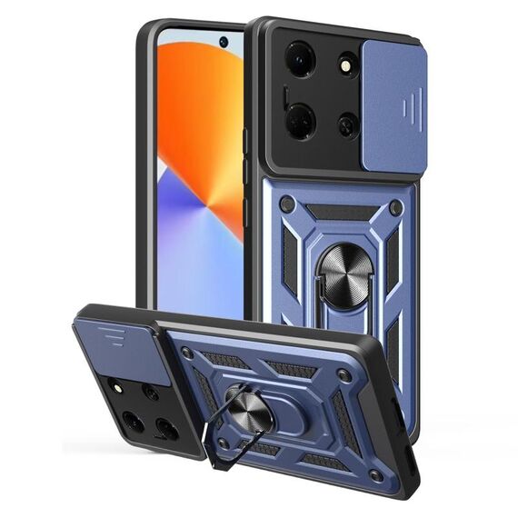 Per Infinix Note 30 5G Custodia per fotocamera scorrevole TPU+PC (blu)