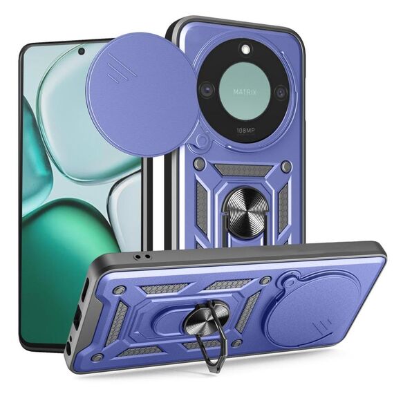 Per Honor X9c Smart Sliding Camera Cover Design TPU+PC Custodia per telefono (blu)