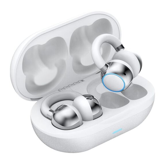 F11 Auricolare Bluetooth wireless a conduzione ossea con gancio auricolare (bianco)