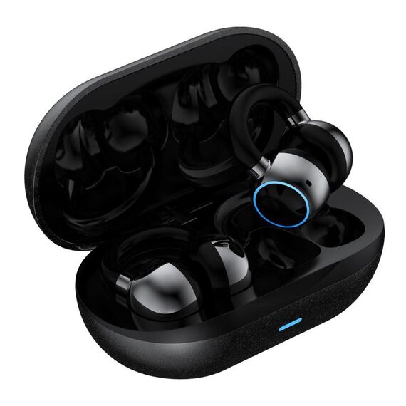 F11 Auricolare Bluetooth wireless a conduzione ossea con gancio auricolare (nero)