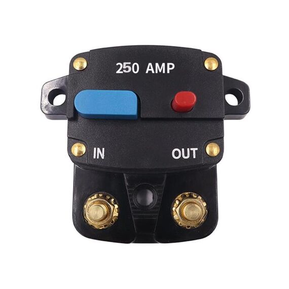 Interruttore fusibile di recupero audio per auto da 250 A, interruttore di protezione da cortocircuito e sovraccarico