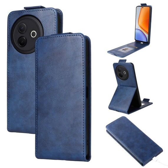 Custodia in pelle con chiusura magnetica verticale per vivo Y39 5G / Y300i (blu)