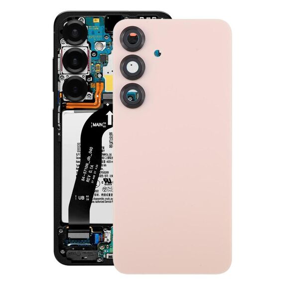 Cover posteriore per batteria OEM con copriobiettivo per fotocamera per Samsung Galaxy S25 SM-S931 (oro)
