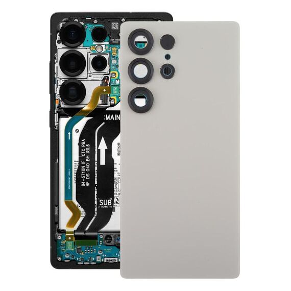Cover posteriore per batteria OEM con copriobiettivo per fotocamera per Samsung Galaxy S25 Ultra SM-S938