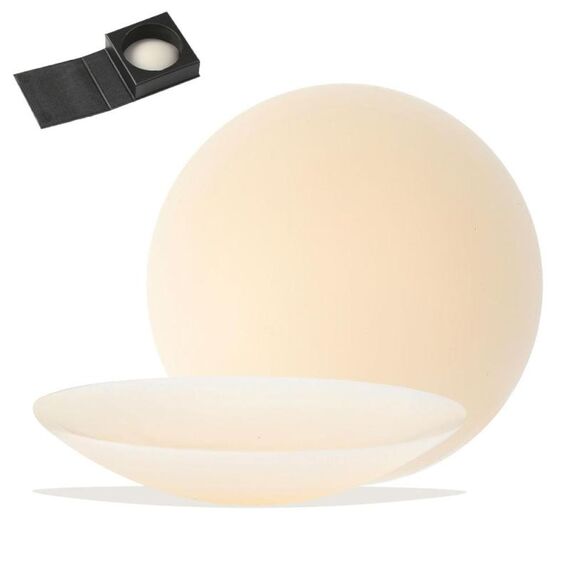 Adesivi invisibili autoadesivi anti-urto in silicone traspirante ultrasottile per il seno, dimensioni: 8 cm, pelle bianca (scatola magnetica)